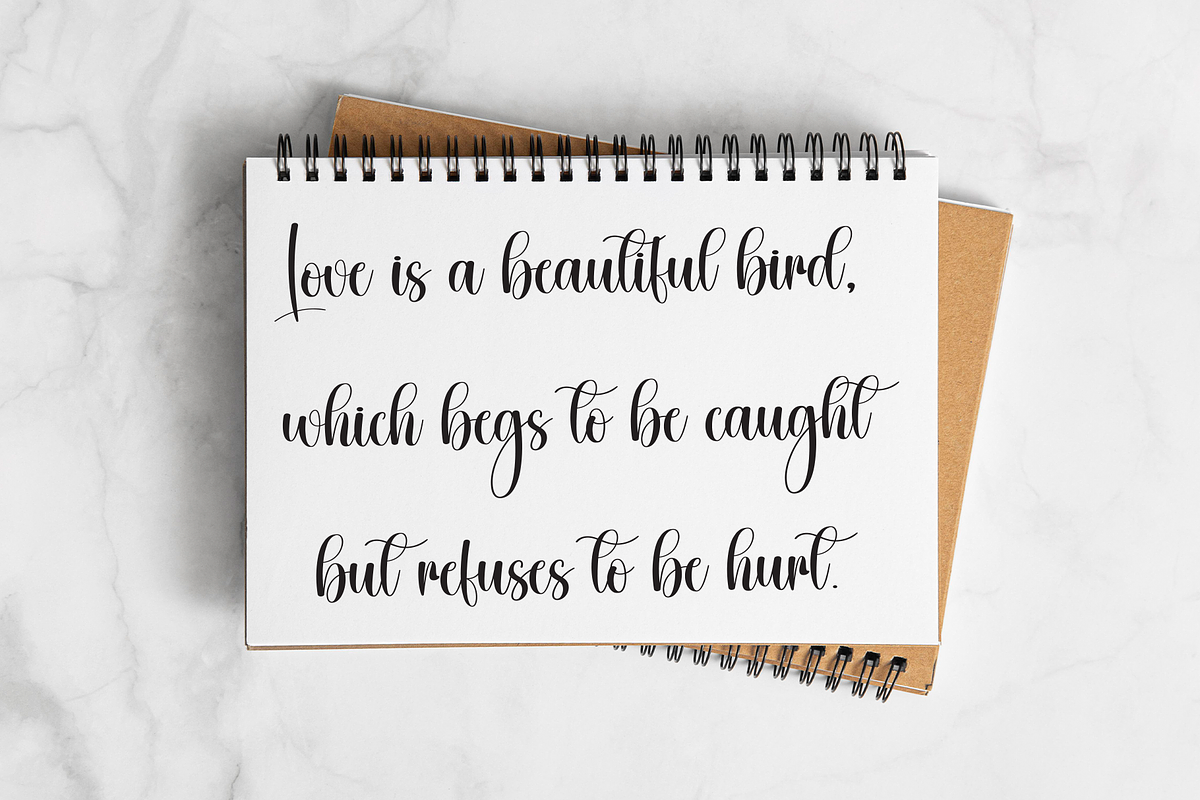 Swiftie | Script Font, a Handwritten Font by Scratchones (Photo 4 of 9)