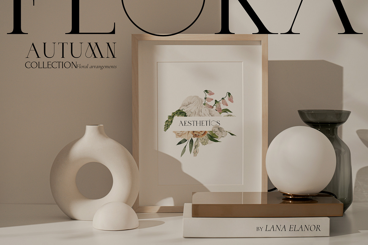 AUTUMN FLORA watercolor floral fall, a Seasonal Illustration by Lana Elanor (Photo 9 of 11)