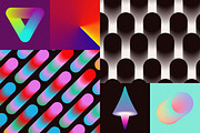 Blender 2: 160 Gradient Blend Shapes, an Object Graphic by RuleByArt (Thumbnail 17 of 23)