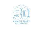 Anniversary 30. 3d number thirty, a Decorative Illustration by Sunny (Thumbnail 1 of 2)