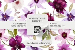 Watercolor Floral Pattern