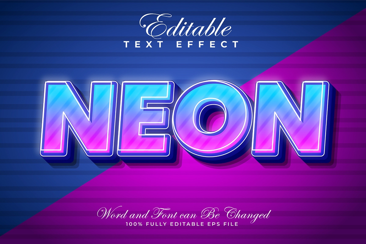 Neon Text Effect Style | EPS, a Layer Style Add-On by padilah_a