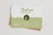 Thank you card Template, a Stationery Template by artisanHR (Thumbnail 2 of 3)