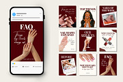 Nail Tech Instagram Carousels, a Social Media Template by Anna Design Studio (Thumbnail 9 of 10)