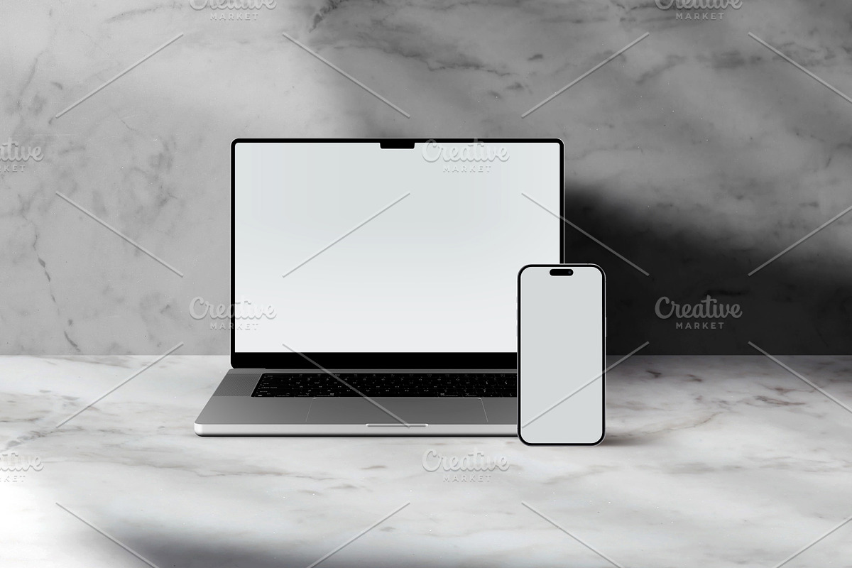 Multi Device Mockup Set, a Device Mockup by Croma Studio (Photo 4 of 6)