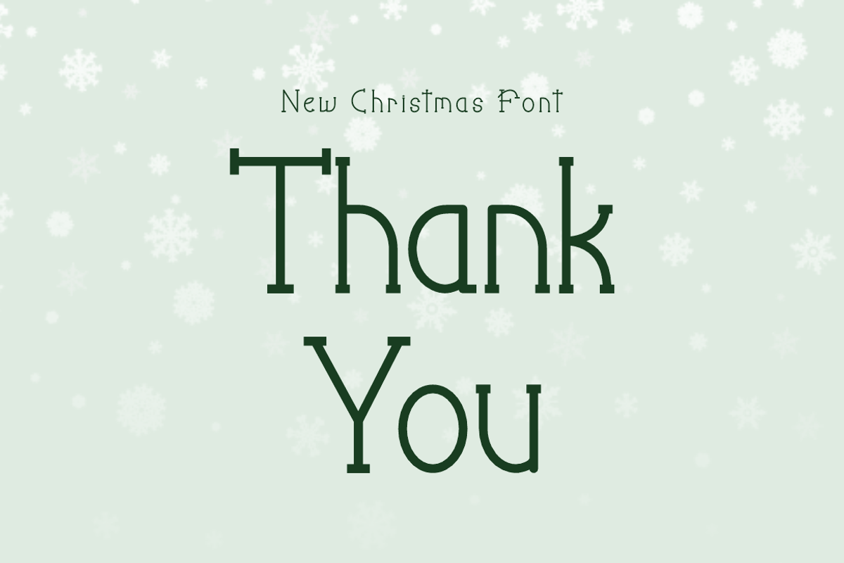 Christmas Winterfall, a Serif Font by QR Design Studio (Photo 9 of 9)