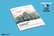 A4 Mobile App Proposal Template, a Templates & Theme by ZohairKhanLtd (Thumbnail 1 of 5)