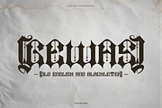 Gewas - Old English Font, a Blackletter Font by QR Design Studio (Thumbnail 1 of 9)
