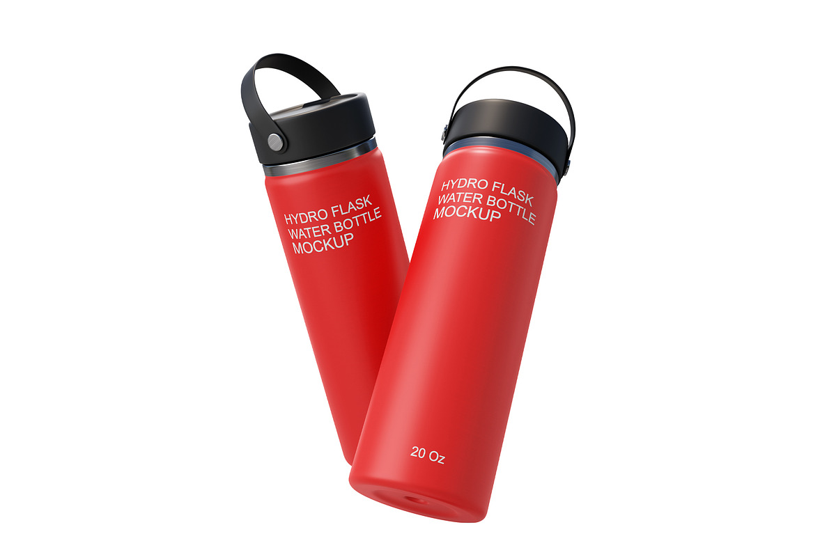 Hydro Flask Bottle Mockup Vol.2, a Merchandise Mockup by Akebareee (Photo 5 of 7)