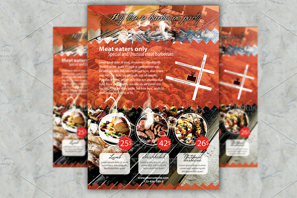 Restaurateur Flyer Template, a Flyer Template by zheksha (Photo 2 of 5)