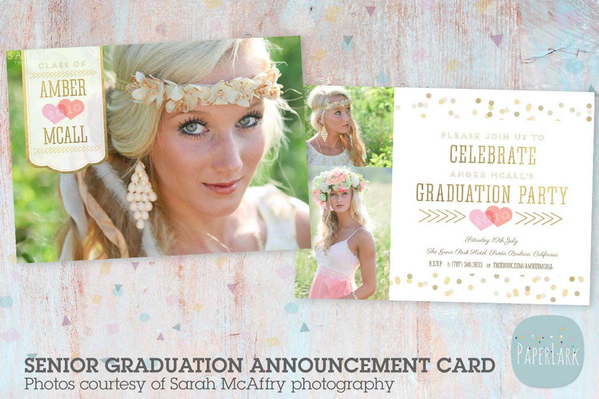AG007 Senior Graduation Card, a Flyer Template by Paper Lark (Photo 2 of 3)