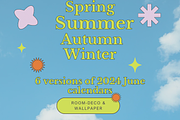 2024 June Calendars (summer themes), a Poster Template by SooJungChoi3 (Thumbnail 1 of 6)