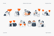 Valentine’s Day Couple Illustration, a Person Illustration by Eklip Studio (Thumbnail 2 of 3)