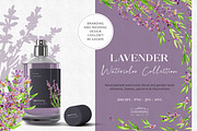 Lavender Watercolor Bundle, a Decorative Illustration by Olena Kovalova Design (Thumbnail 9 of 11)