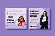 Modern Social Media Post & Story, a Social Media Template by MightyDesign (Thumbnail 3 of 7)