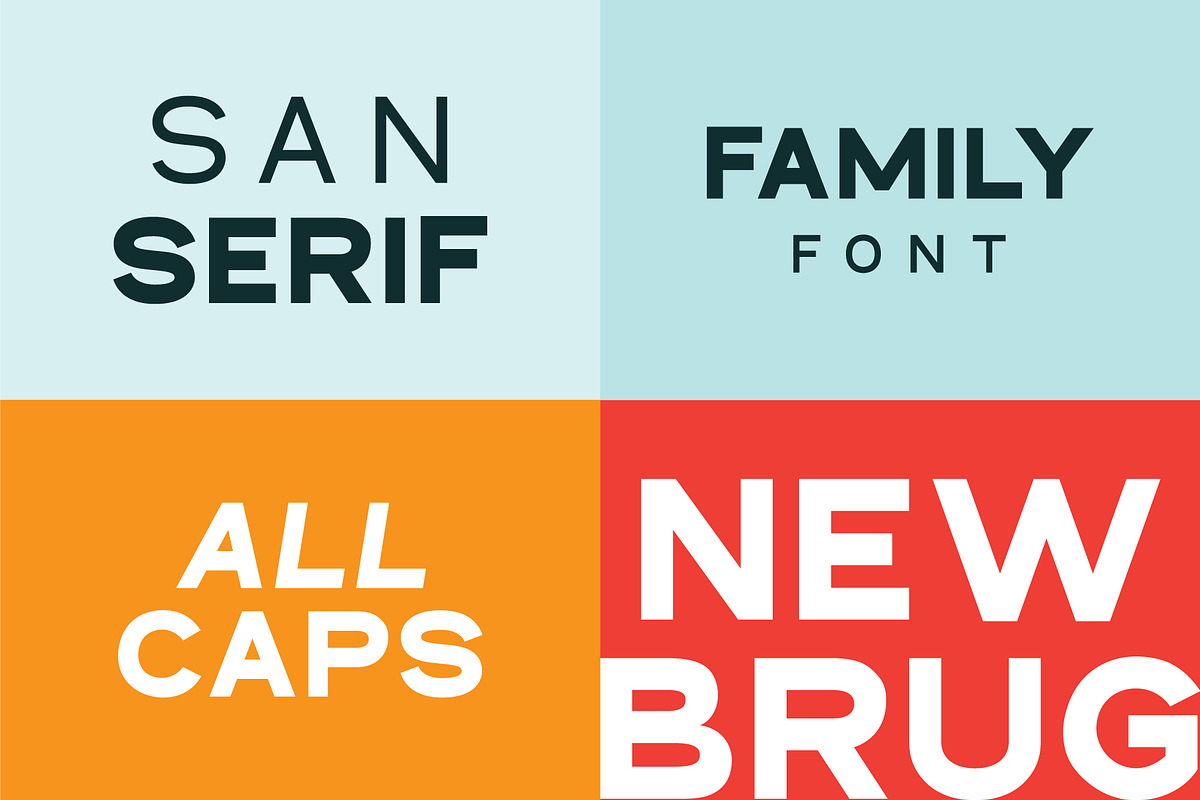 NEW BRUG, a Sans Serif Font by Pustudio (Photo 6 of 6)