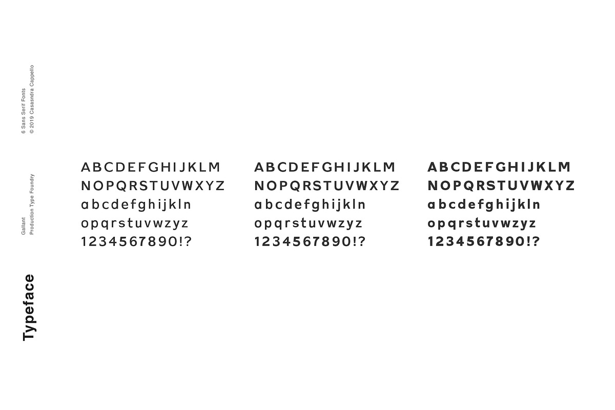 Gallant - A Geometric Typeface preview 5