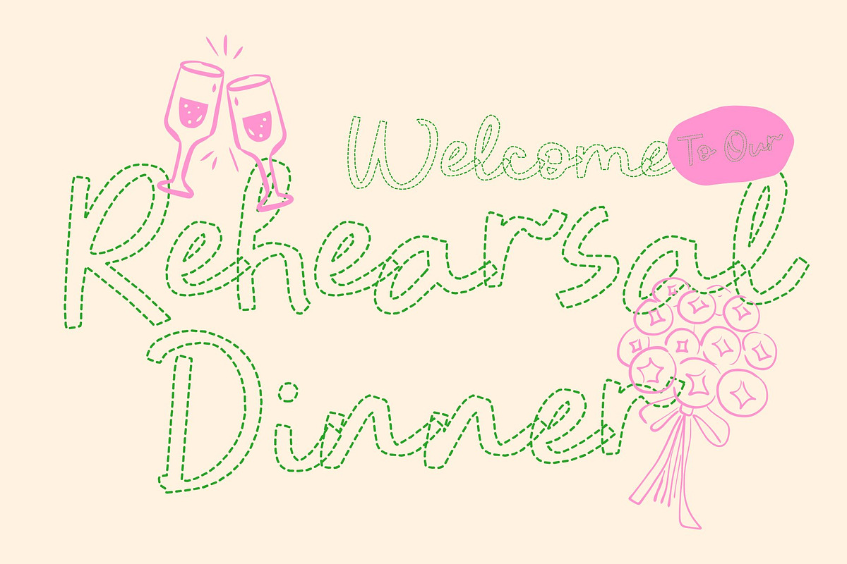 CS Blimie Dashed, a Script Font by Craft Supply Co. (Photo 6 of 8)