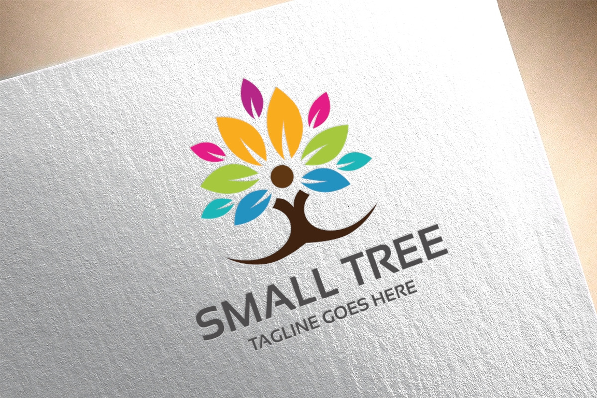 Small Tree Logo, a Branding & Logo Template by Design_Planet