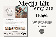 1 Page Media Kit Canva Template, a Social Media Template by Daily Creative (Thumbnail 1 of 5)
