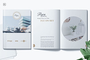 Flyon Brochure Photoshop Template, a Brochure Template by ORCOLOR (Thumbnail 1 of 12)