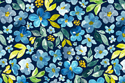 Blue, green, orange and navy, a Pattern Graphic by Anya-D (Thumbnail 2 of 7)