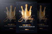 Birthday Flyer Template, a Flyer Template by Rome B Creation (Thumbnail 1 of 2)