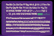 Metaor Aftershift Retro Futuristic, a Sans Serif Font by AmorfaType (Thumbnail 10 of 10)