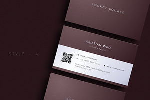 Luxury Brown Business Card - V.92