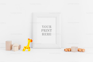 Nursery mockup A4 A5 A6 A3