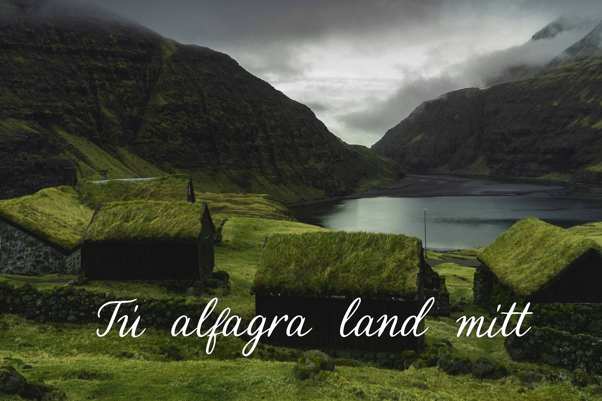 Wild Faroes Cyrillic Font, a Script Font by IraDvilyuk (Photo 5 of 7)