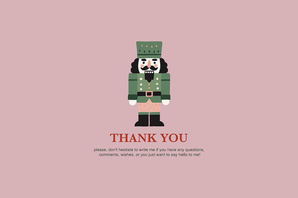 Cozy Christmas Seamless Pattern, a Seasonal Illustration by Mariia Kovalchuk (Photo 12 of 12)