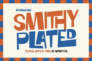 Smithy Plated, a Symbol Font by Nathatype