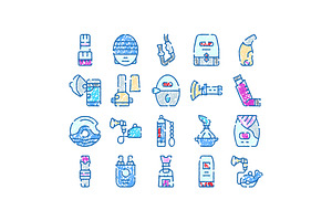 Medical breathing devices and, an Object Graphic by pikepicture