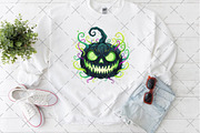 Spooky Pumpkin PNG, an Illustration by Craft Nest (Thumbnail 5 of 6)