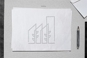 Monoline Tree Factory Logo, a Branding & Logo Template by Minimalist Logos (Thumbnail 5 of 5)