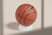 Basketball Mockup, an Advertising Mockup by xavier_studio (Thumbnail 4 of 5)