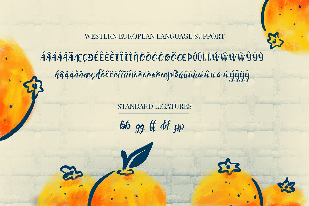Orange You Glad Font preview 4