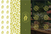 Hand-Drawn Earthy Wildflowers Kit, a Pattern Graphic by Lettering_Logo (Thumbnail 11 of 17)