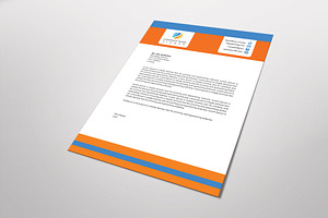 Orangian Letterhead Template