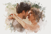 Watercolor Splatter Effect Photoshop, an Action Add-On by liptouse (Thumbnail 9 of 10)