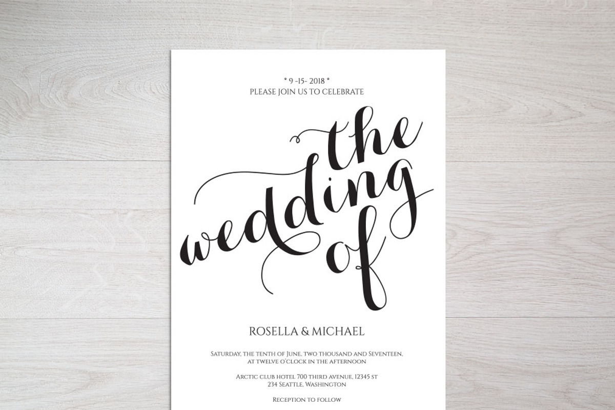 Invitation Template SHR443, an Invitation Template by Shafura_Wedding (Photo 3 of 5)
