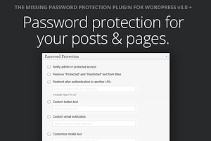 Tessera - Post & Page Privacy Plugin