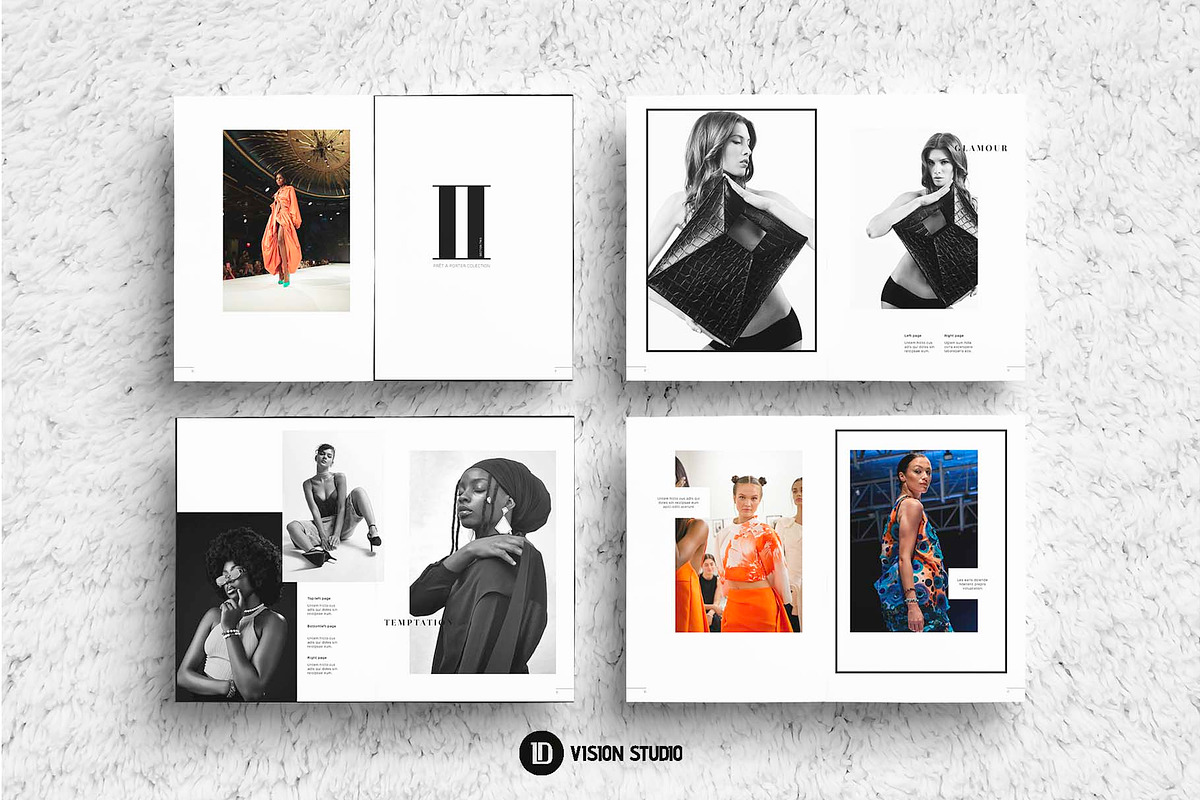 Fashion Lookbook Canva InDesign, a Brochure Template by ID Vision Studio (Photo 14 of 16)