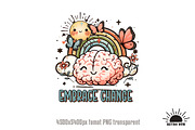 Cute Mental Health Sublimation, an Object Graphic by GlitterCraft (Thumbnail 20 of 21)