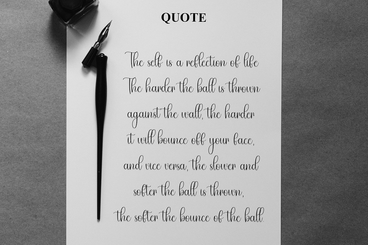 January Minimalist, a Handwritten Font by InermediaSTUDIO (Photo 3 of 8)