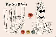 Our love and home, a Person Illustration by Olillia (Thumbnail 12 of 14)