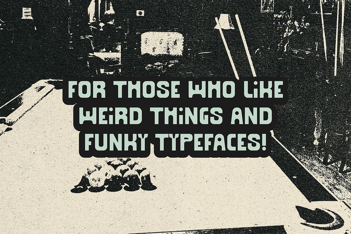 Quarter Slot Display Font, a Sans Serif Font by Pink Tiger Creative (Photo 9 of 9)