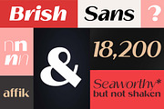 Brish, a Sans Serif Font by Zane Studio (Thumbnail 8 of 11)