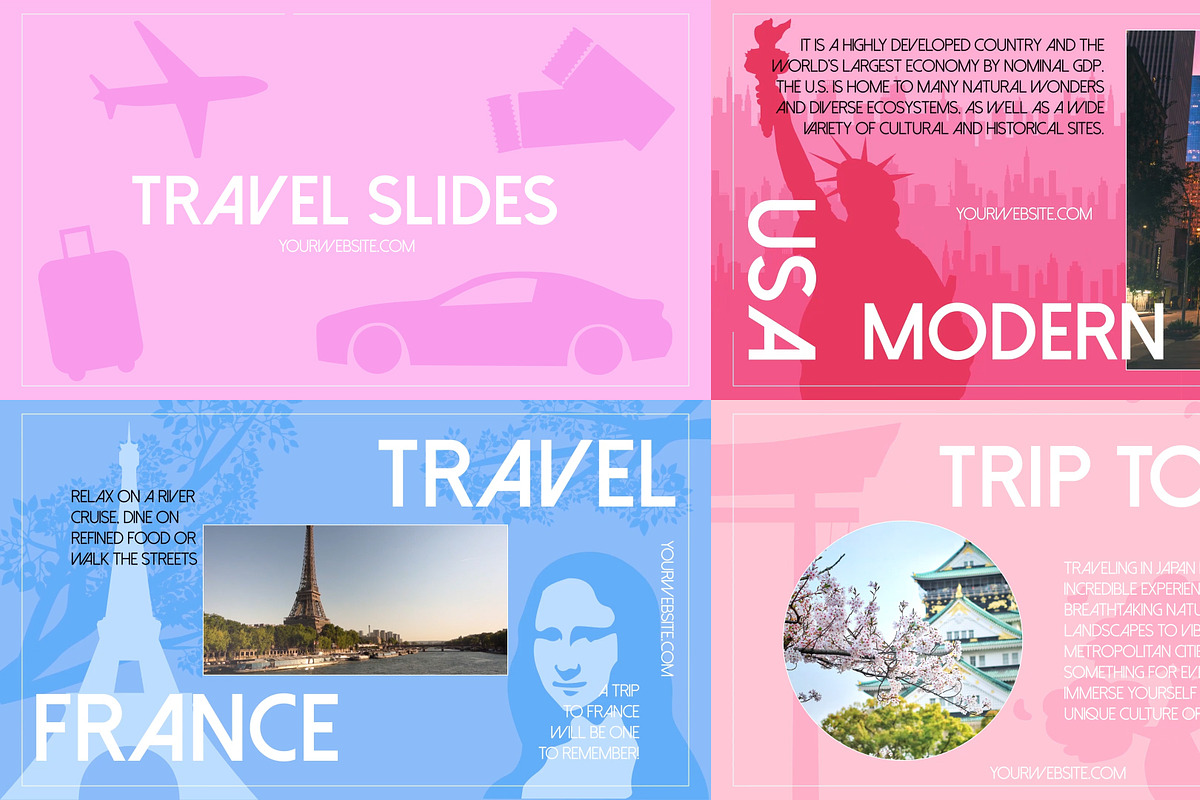 Travel Slides for DaVinci Resolve, a Templates & Theme by FlashFXbox (Photo 1 of 2)